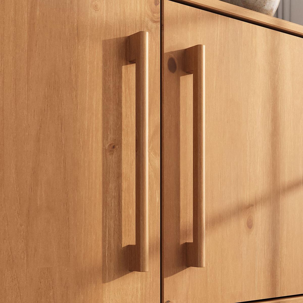 SIDEBOARD TECCA Eiche - Eichefarben, Holz (170/71/41cm) - IDIMEX
