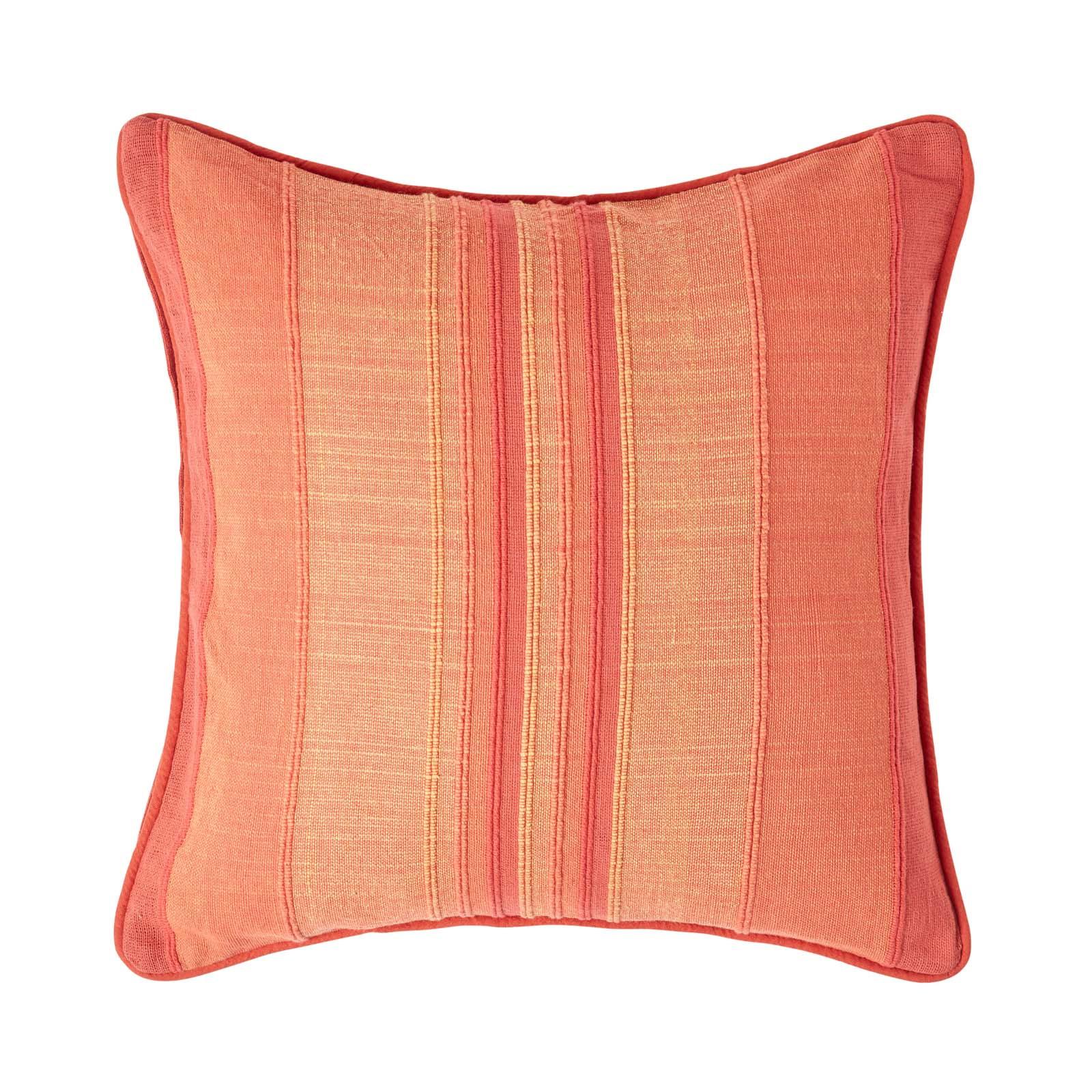 KISSENHÜLLE Morocco Stripe 60/60 cm, 100% Baumwolle - Terracotta, Textil (60/60cm) - Homescapes