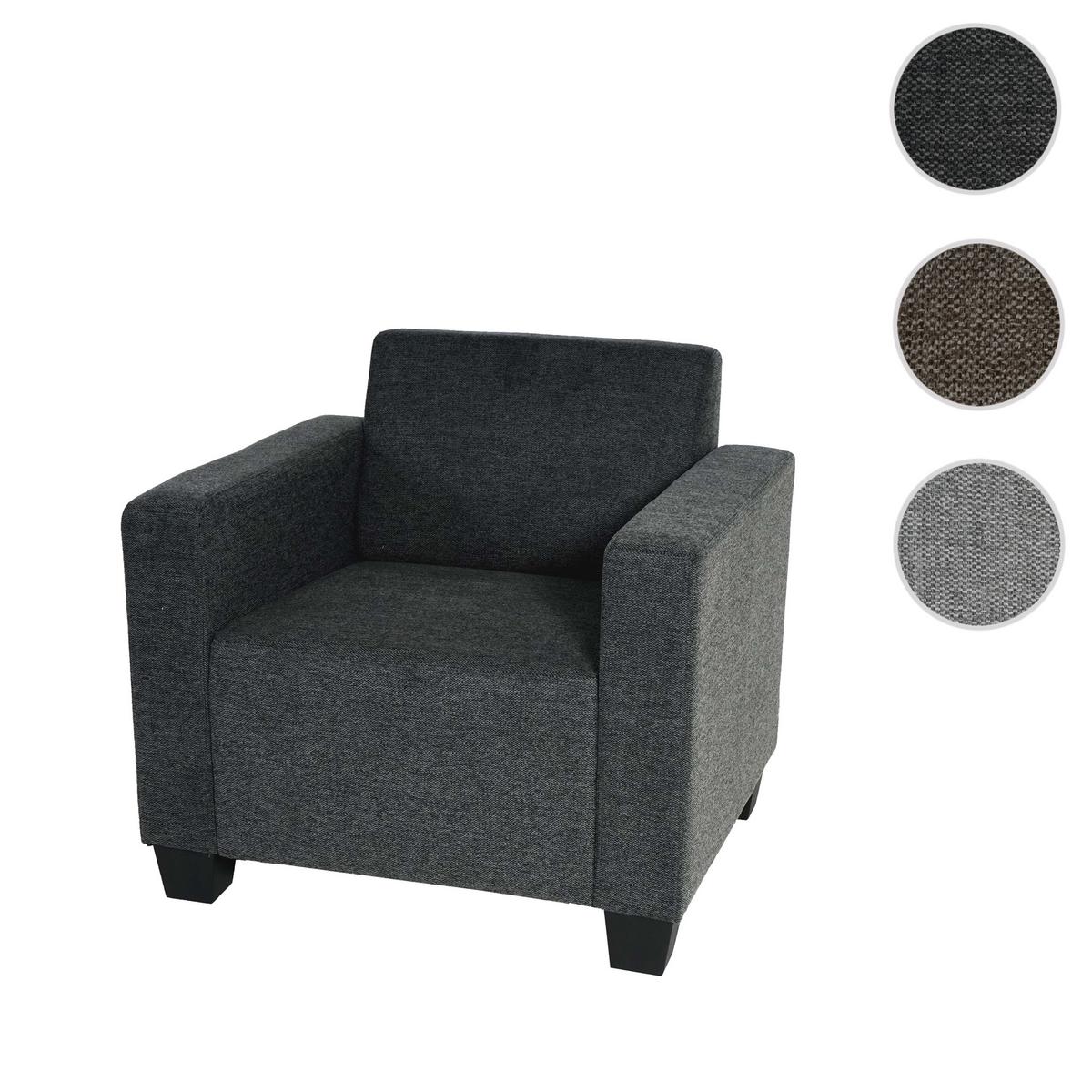 LOUNGESESSEL Anthrazit - Anthrazit, Textil (82/76/72cm) - MCW