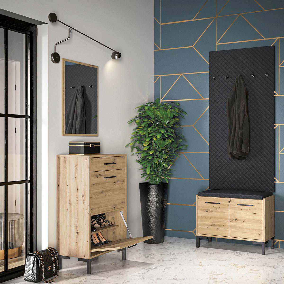 EINGANGSMÖBEL Liora Holz - Braun, Holzwerkstoff (70/54/34cm) - Petits-meubles