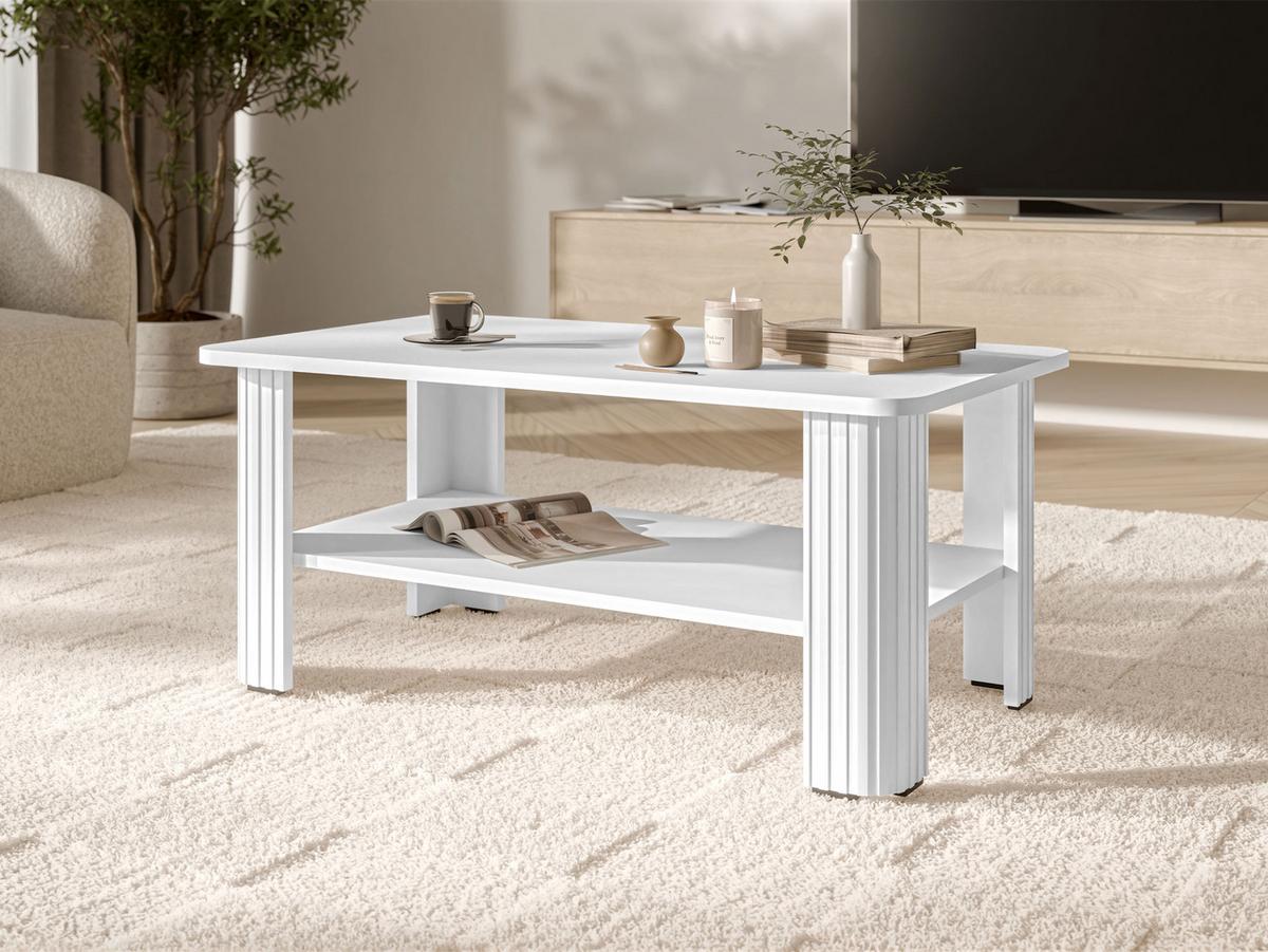 COUCHTISCH Rest - Weiß, Holzwerkstoff (96/55/42cm) - MIRJAN24