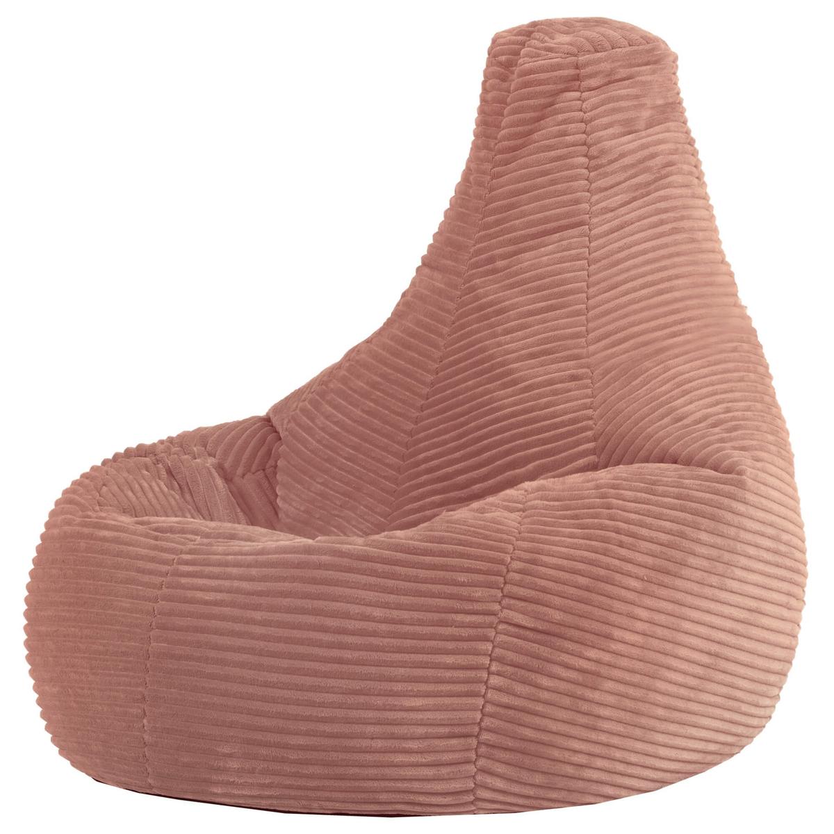 SITZSACK für Kinder Sessel aus Cord 2-tlg. - Pink, Textil (69/59/65cm) - icon