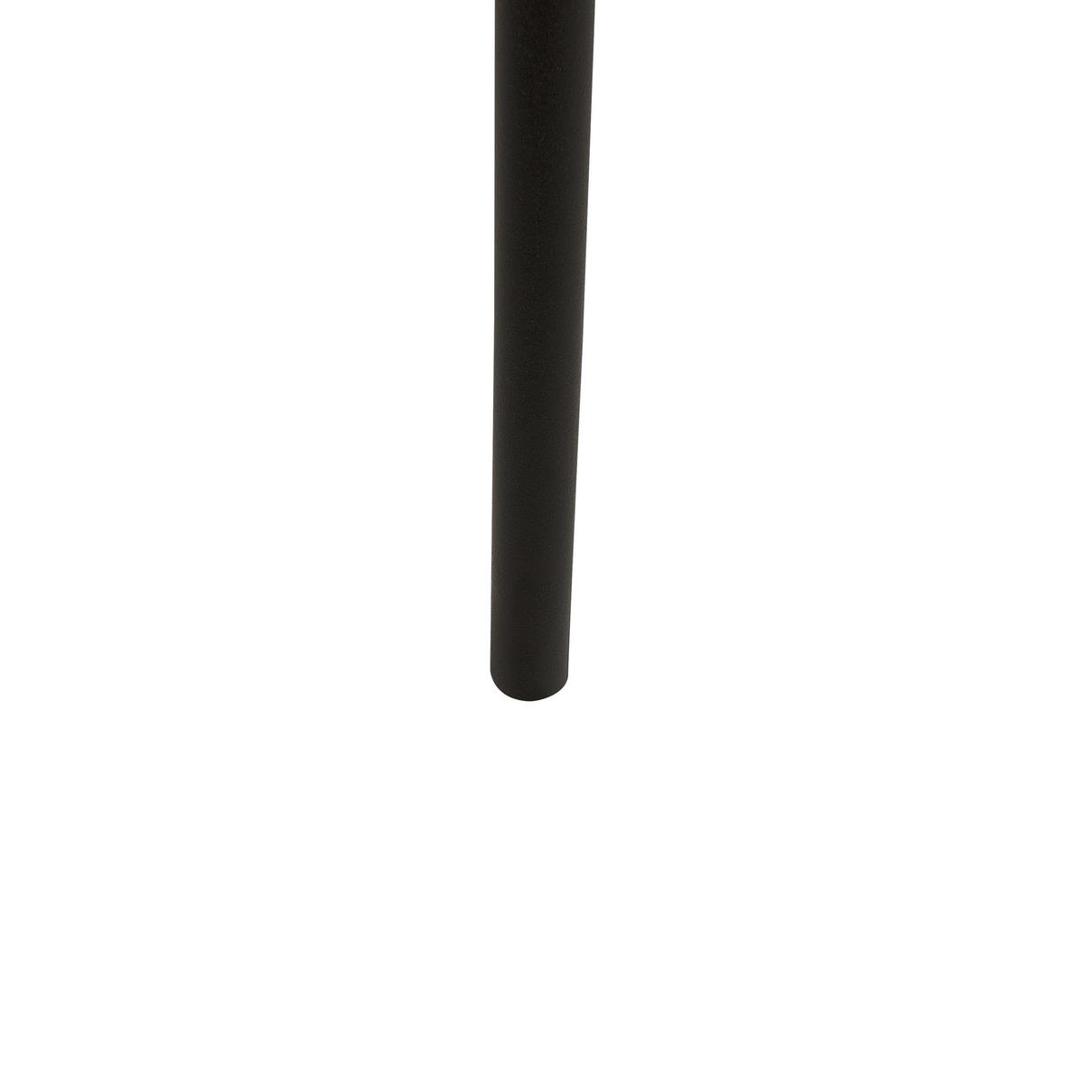 ESSZIMMERSTUHL 4er-Set Kunststoff Schwarz Morill - Schwarz, Kunststoff (45/77/52cm) - Beliani