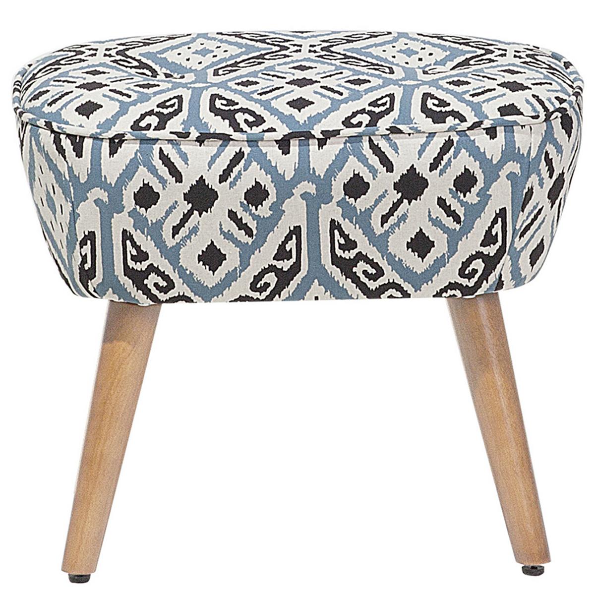 SESSEL Polsterbezug Bunt Tumba - Multicolor, Holz/Textil (74/85/66cm) - Beliani