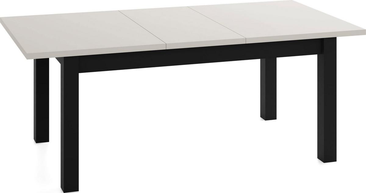 ESSTISCH Lindberg ausziehbar verlängerbar rechteckig, Kaschmir 120-160/70/77 cm - Kaschmir/Beige, Holz/Holzwerkstoff (70/160/76.5cm) - WFL GROUP