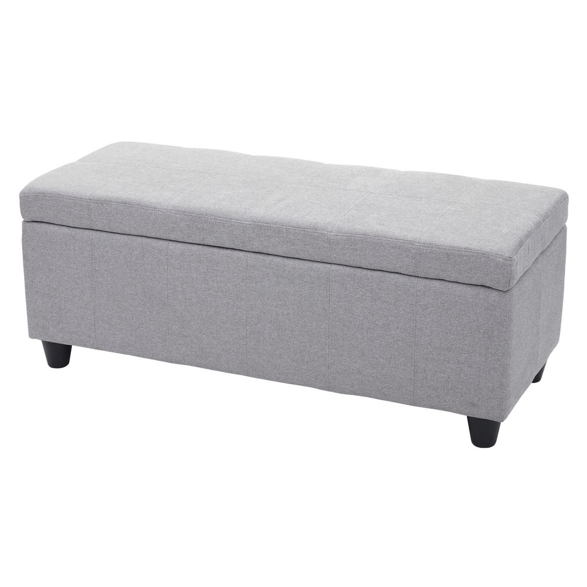 AUFBEWAHRUNGS-TRUHE Hellgrau - Hellgrau, Textil (114/45/45cm) - MCW