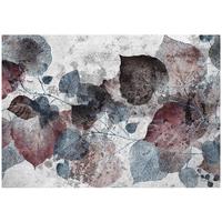 FOTOTAPETE Blätter Beton Grau 400x280 cm - Multicolor, Papier (400/280cm) - Wallarena