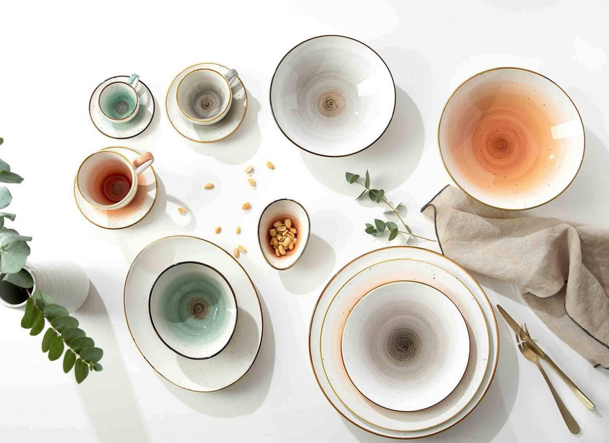 ESPRESSOUNTERTASSEN Cosmo grau ø 11 cm 6er Set - Grau, Keramik (11cm) - Ritzenhoff Breker