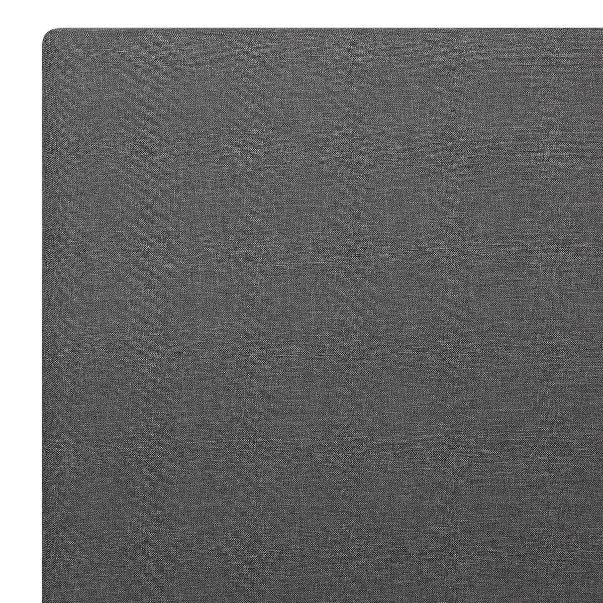 POLSTERBETT 160/200cm Grau Orbey - Grau, Textil (160/200cm) - Beliani
