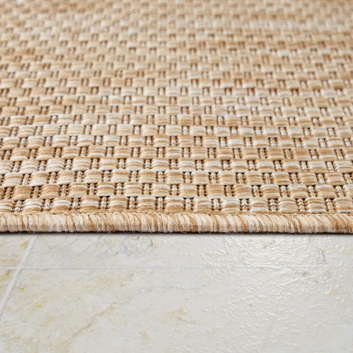 OUTDOORTEPPICH Beige Ø 160 cm - Beige, Kunststoff (160/160cm) - TT Home