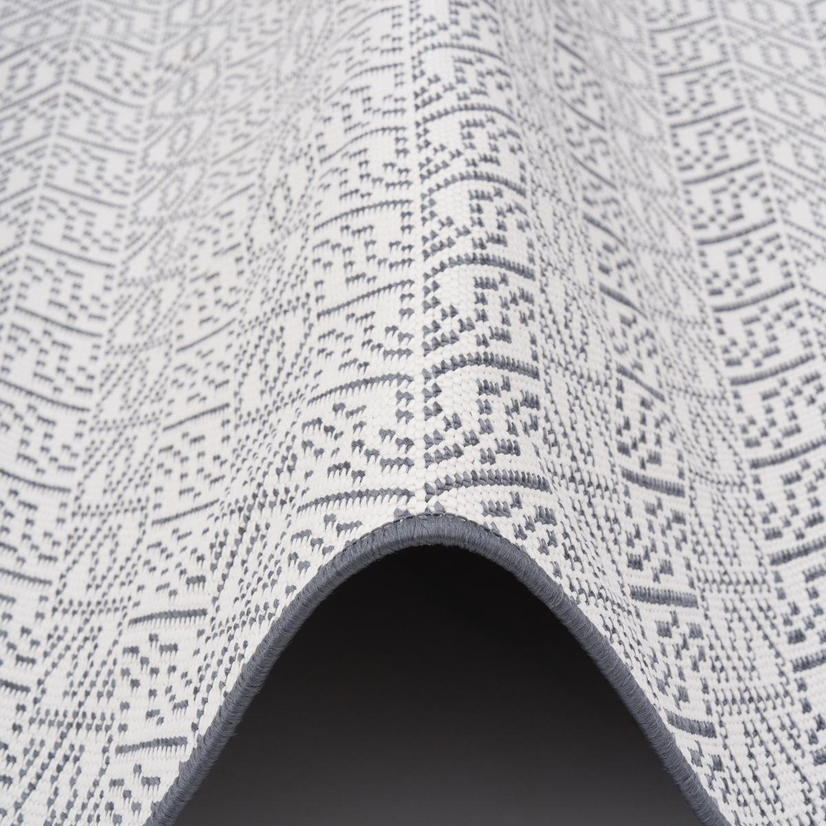 IN- UND OUTDOOR TEPPICH LÄUFER BEIDSEITIG CAPE COD - Anthrazit, Textil (80/160cm) - Snapstyle