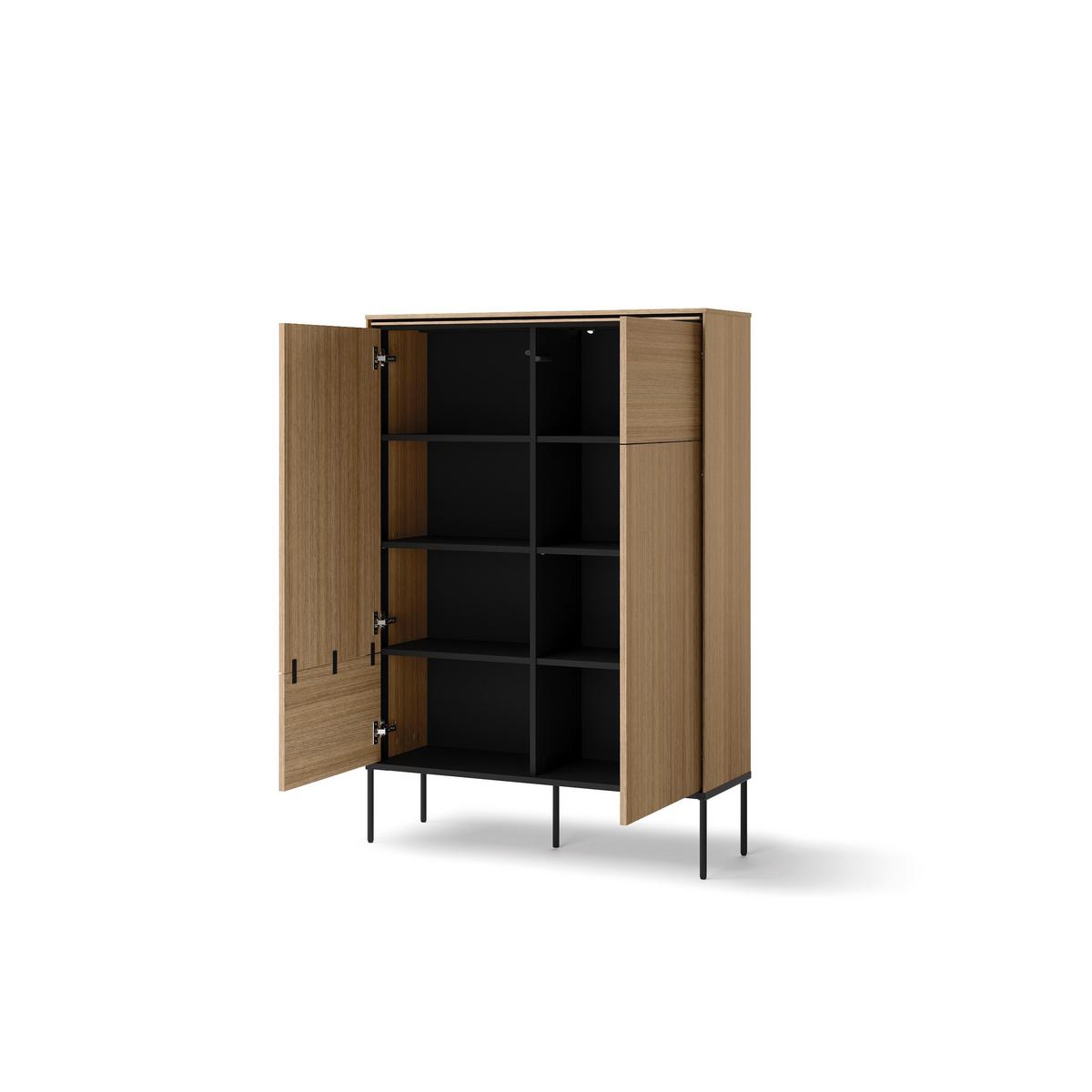 KOMMODE VISSO VI-02 Eiche linear - Eichefarben, Holzwerkstoff (98/142/34cm) - Lookway