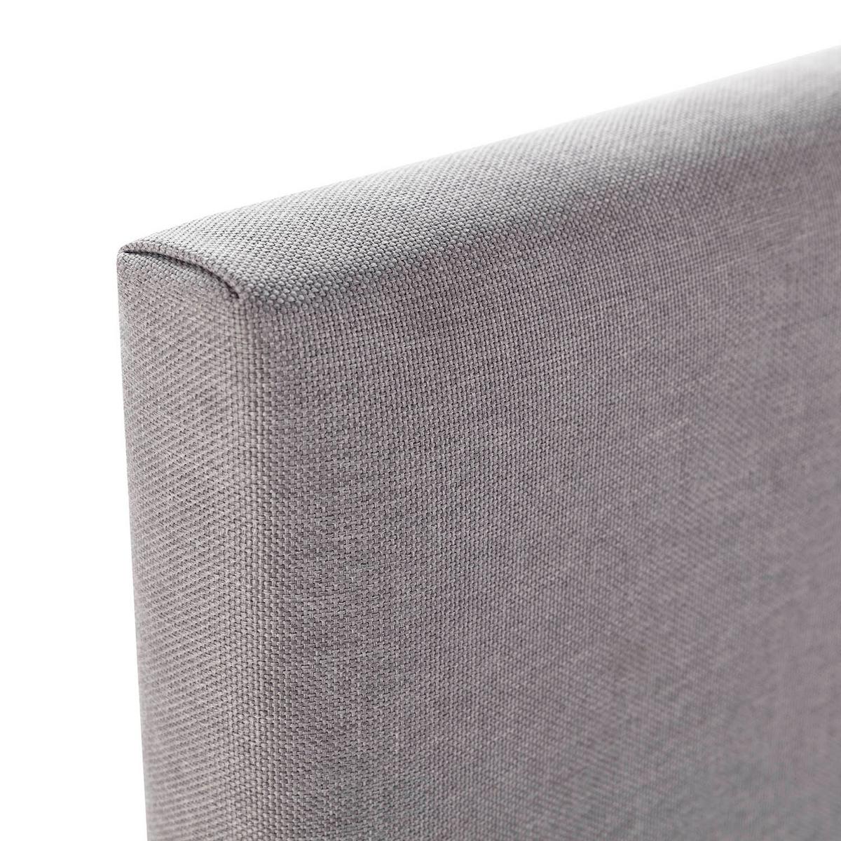 POLSTERBETT + kopfteil 140x190 cm Aura, Hellgrau - Hellgrau, Textil (190/140/90cm) - VS Venta-stock