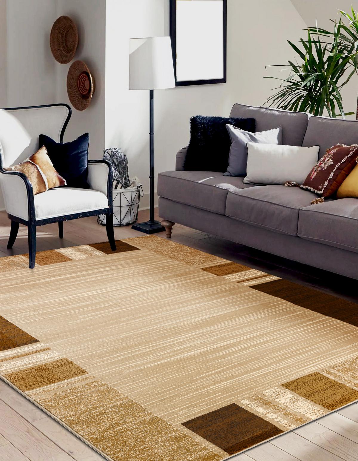 TEPPICH Royal 100/200 cm - Beige, Textil (100/200cm) - rugsX