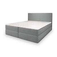 BOXBETT PELLIO 140x200 cm mit Matratze und Topper - Hellgrau - Hellgrau, Holz (140/200cm) - MASSENO