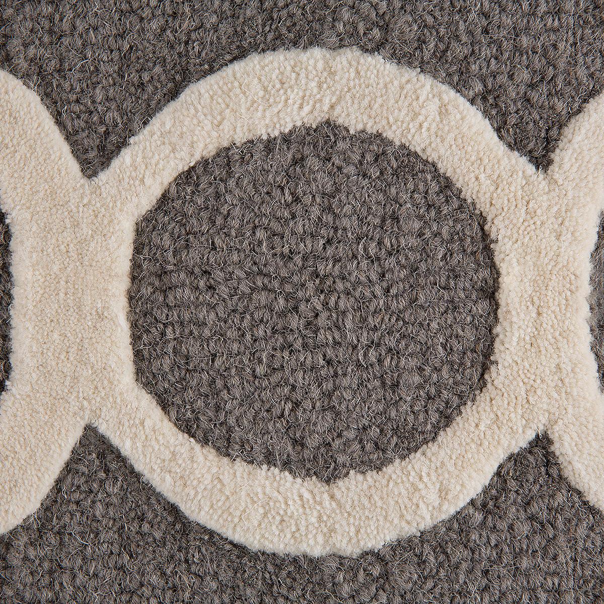 KURZFLOR-TEPPICH ZILE 140/200 cm - Grau, Textil (140/200cm) - Beliani