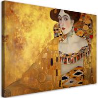 KUNSTDRUCK Gold 100/70 cm - Goldfarben, Textil (100/70cm) - KUNSTLOFT