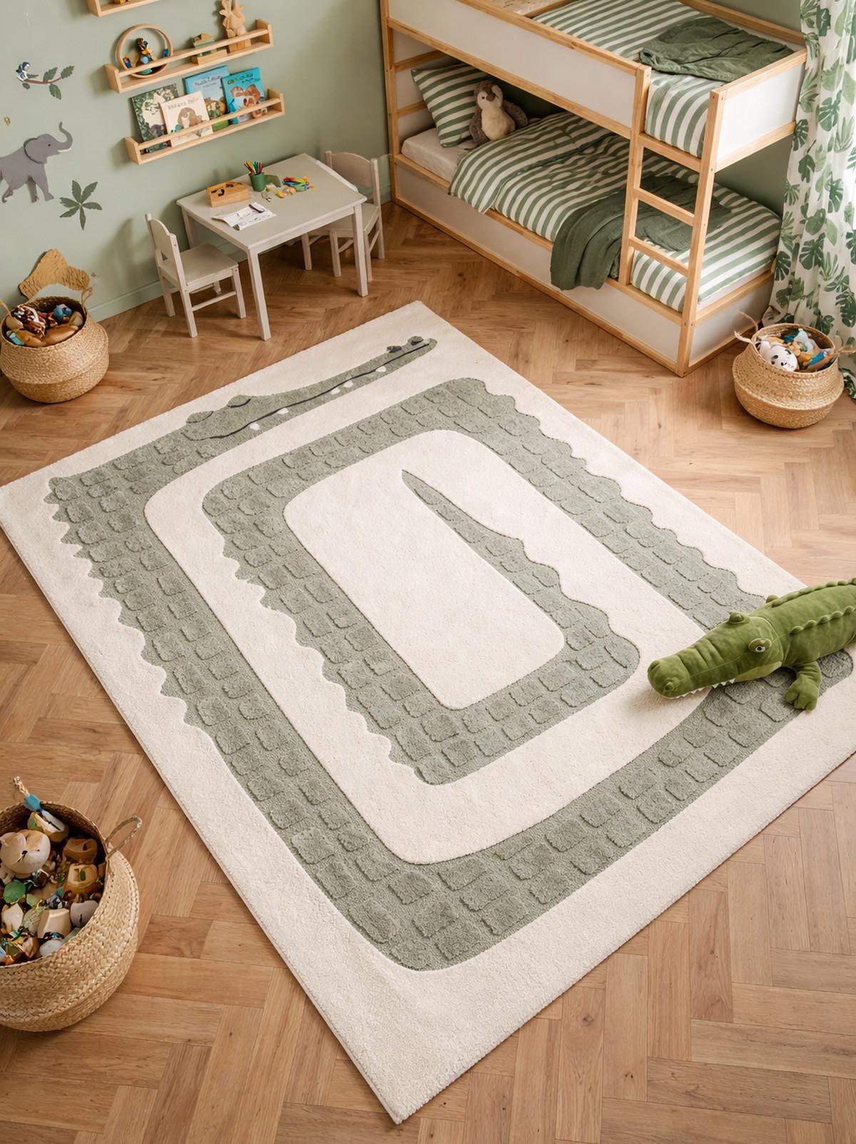 KINDERTEPPICH Kurzflor VELT Polypropylen Creme 140 x 200 cm - Beige, Textil (140/200cm) - KADIMA DESIGN