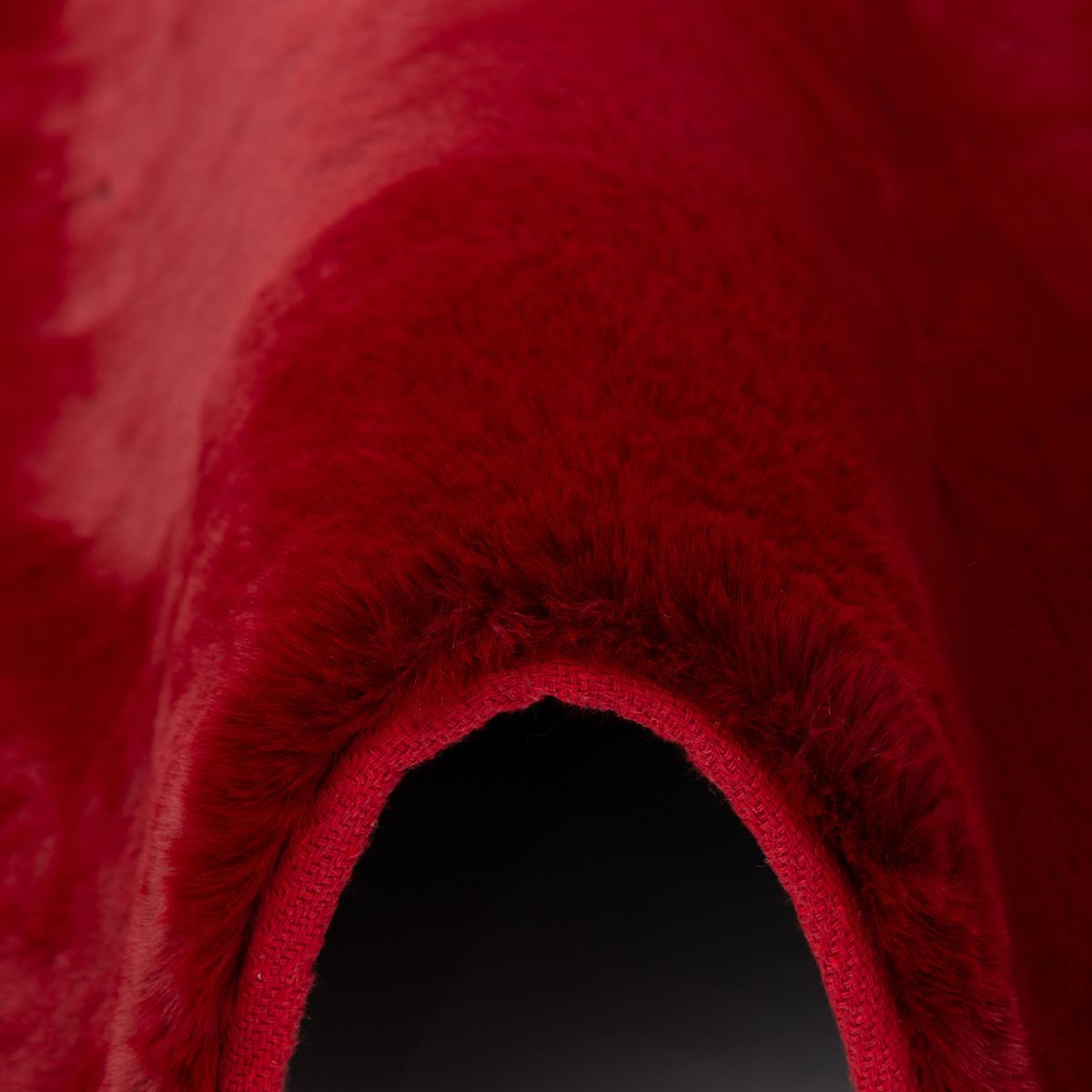 FELLTEPPICH LUXUS SUPER SOFT PLUSH - Rot, Textil (70/140cm) - Pergamon