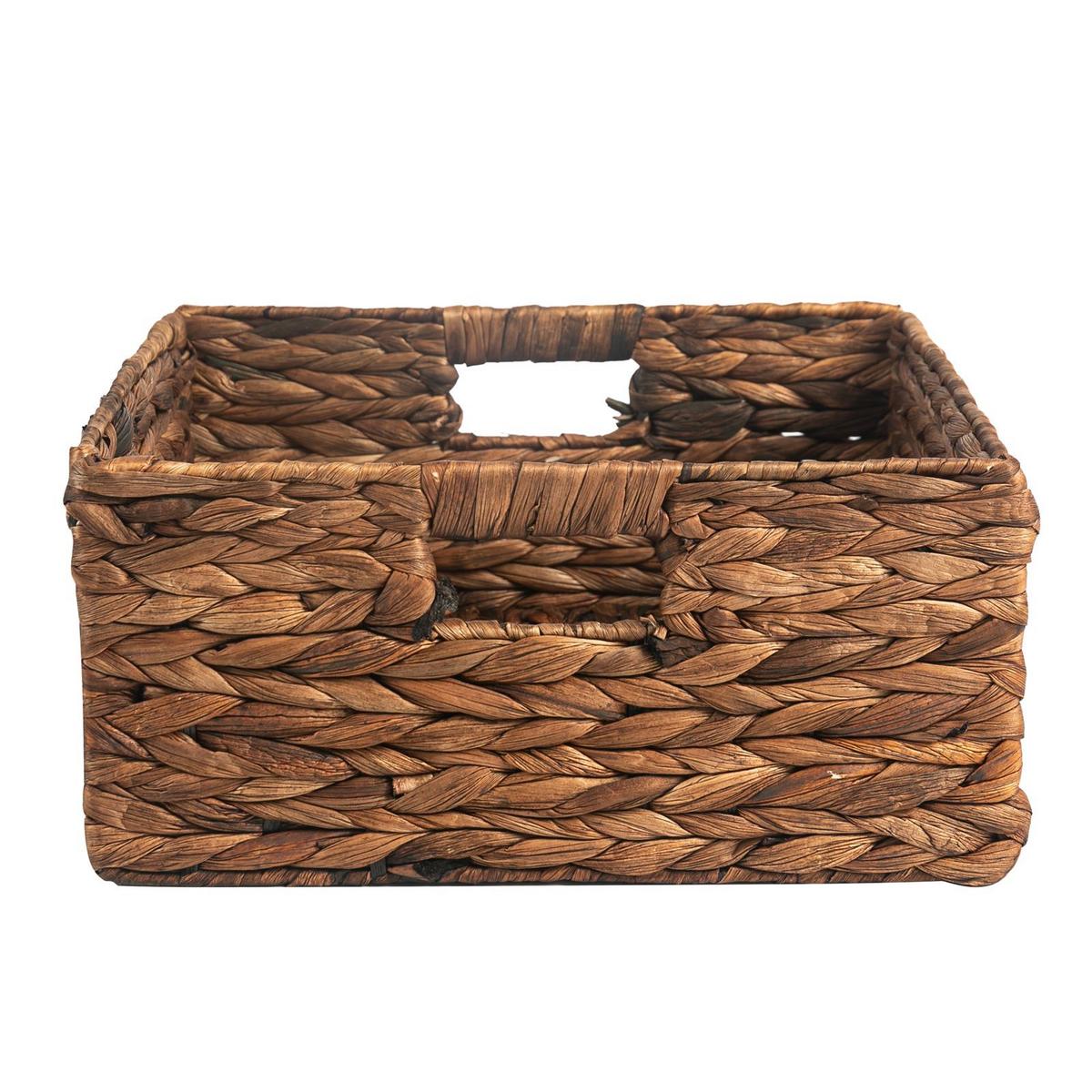 AUFBEWAHRUNGSKÖRBE LANZI 2er-Set braun - Braun, Naturmaterialen (32/15/32cm) - IDIMEX