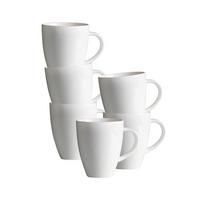 HENKELBECHER Melodie weiß 300 ml 6er Set - Weiß, Keramik (0.3L) - Ritzenhoff Breker