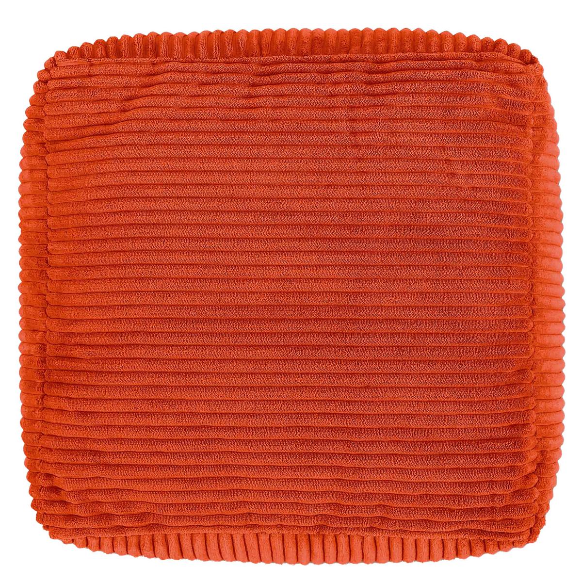 SITZPOUF Amara - Terracotta, Textil (42/24/42cm) - icon