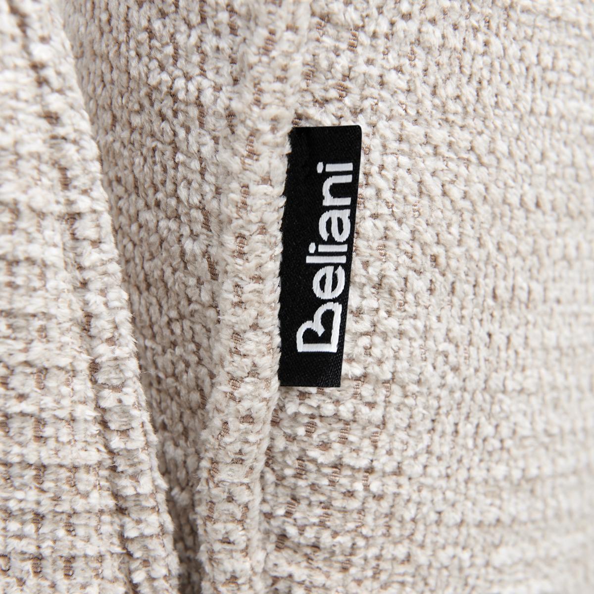 ESSZIMMERSTUHL drehbar Kunstleinen Hellbeige Mokena - Beige, Textil (58/90/66cm) - Beliani