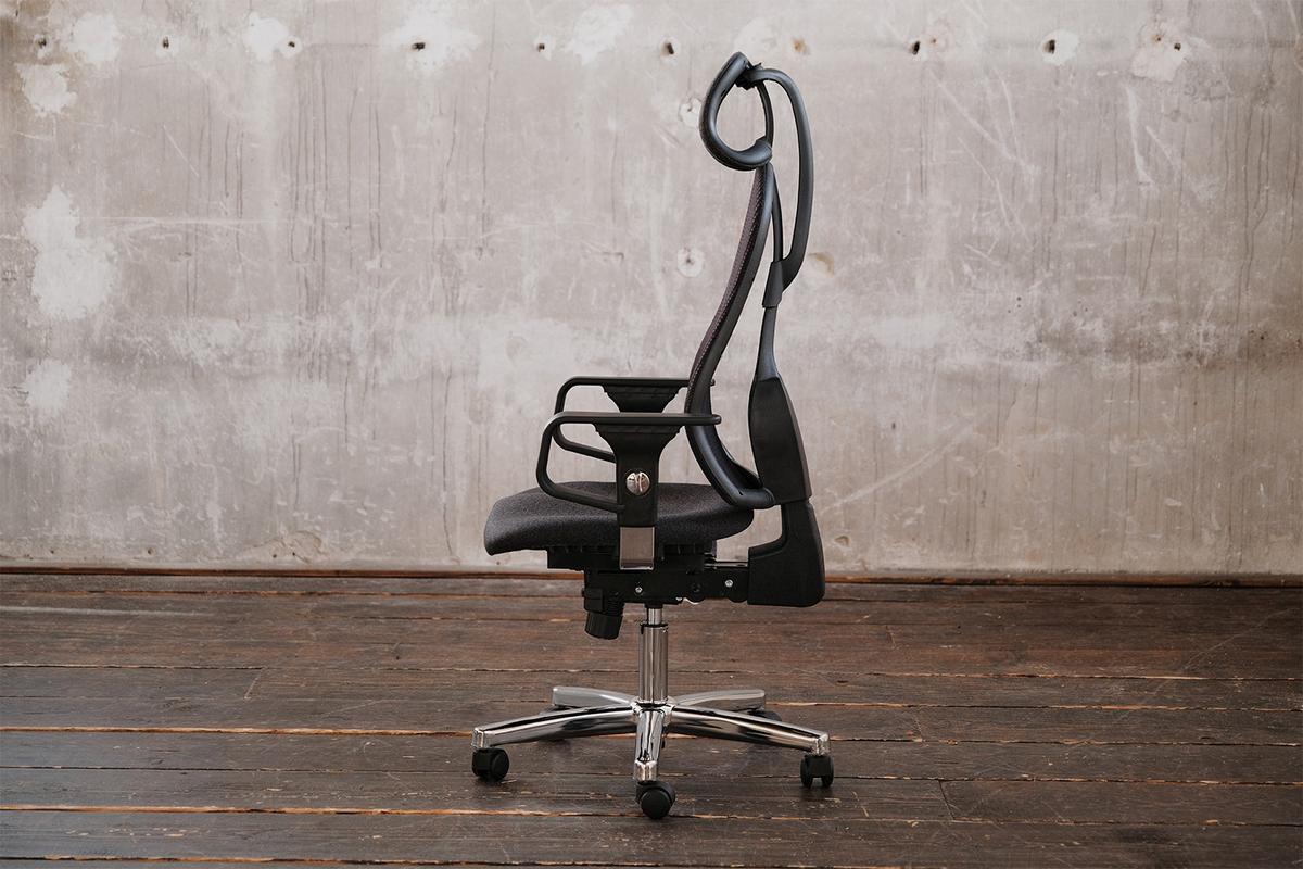 BÜROSTUHL FINO Anthrazit Kunststoff Höhenverstellbar - Anthrazit/Silberfarben, Kunststoff/Metall (64/120/64cm) - KAWOLA