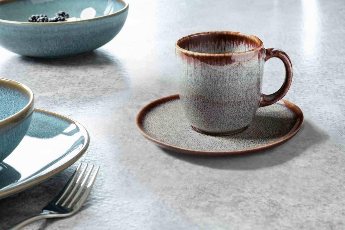 KAFFEEUNTERTASSEN Lave Beige ø 15,2 cm 6er Set - Beige, Keramik (15.2cm) - like.Villeroy & Boch