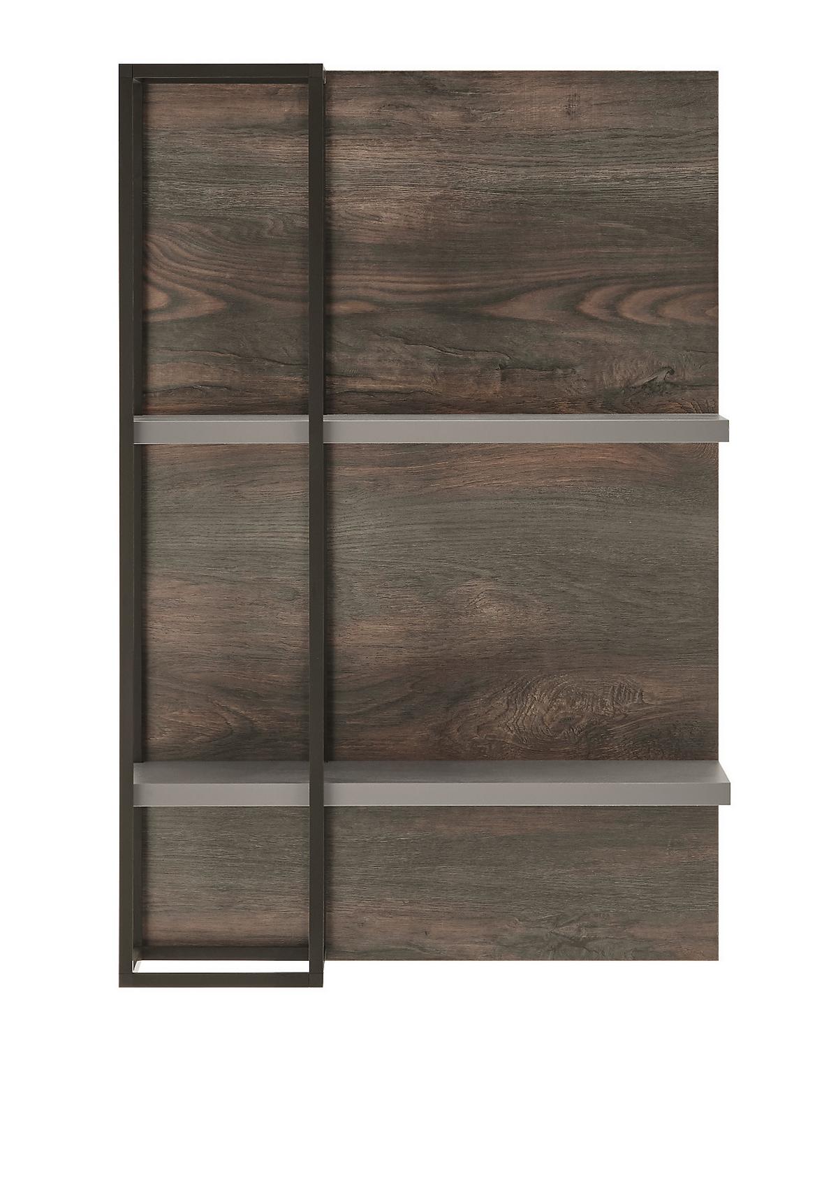 WANDPANEEL Thermo Eiche, grau, Wandboard 152 x 90 cm - Eichefarben/Grau, Holzwerkstoff (152/90/26cm) - Furn.Design