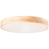 WANDLEUCHTE Slimline Holz hell/Weiß 50/50/8 cm - Multicolor, Holz (50/50/8cm) - Brilliant