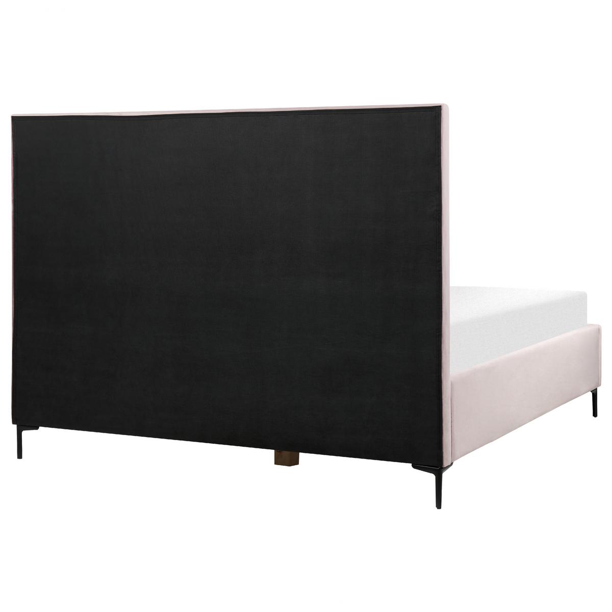 POLSTERBETT 180x200 cm Rosa Sezanne - Pink, Textil (180/200cm) - Beliani