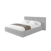 POLSTERBETT mit Bettkasten und Lattenrost, Bett mit Matratze H3/H4 - TEVO 140x200 Grau - Hellgrau, Holzwerkstoff/Textil (140/200cm) - ALTDECOR