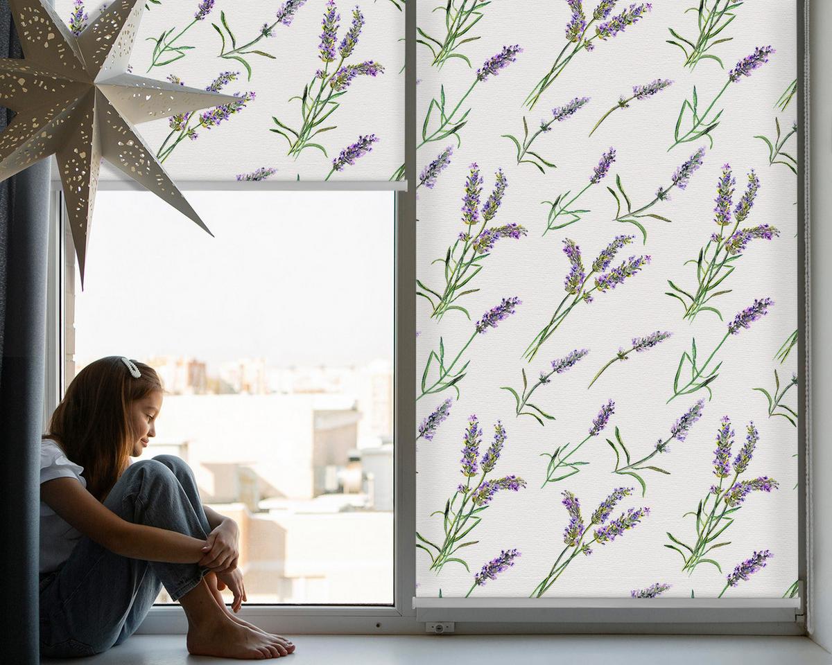 INNENROLLO - Fensterrollo - Rollo - 150x140 cm - Lavendel - Violett, Kunststoff (150/140/0.5cm) - TULUP
