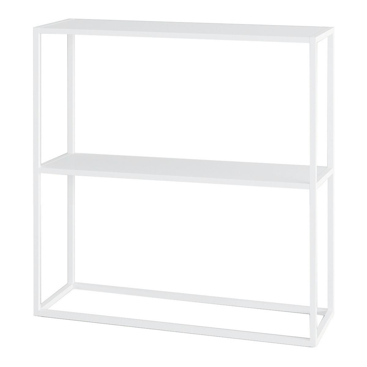 KONSOLENTISCH Strömstad - Weiß, Metall (26/80/80cm) - [en.casa]