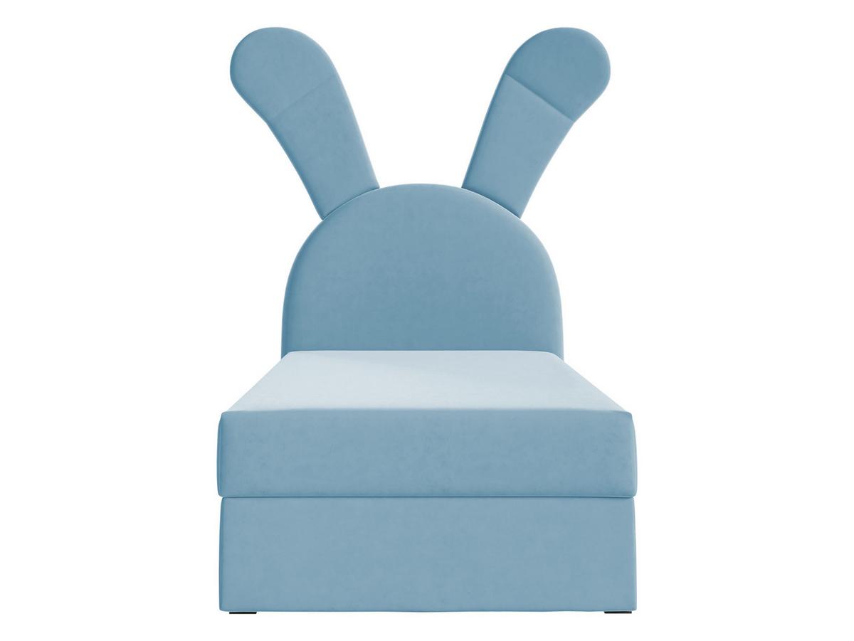 BOXBETT Bunny Light, Seite: Rechts - H3 - Blau/Schwarz, Holz/Textil (100/200cm) - MIRJAN24