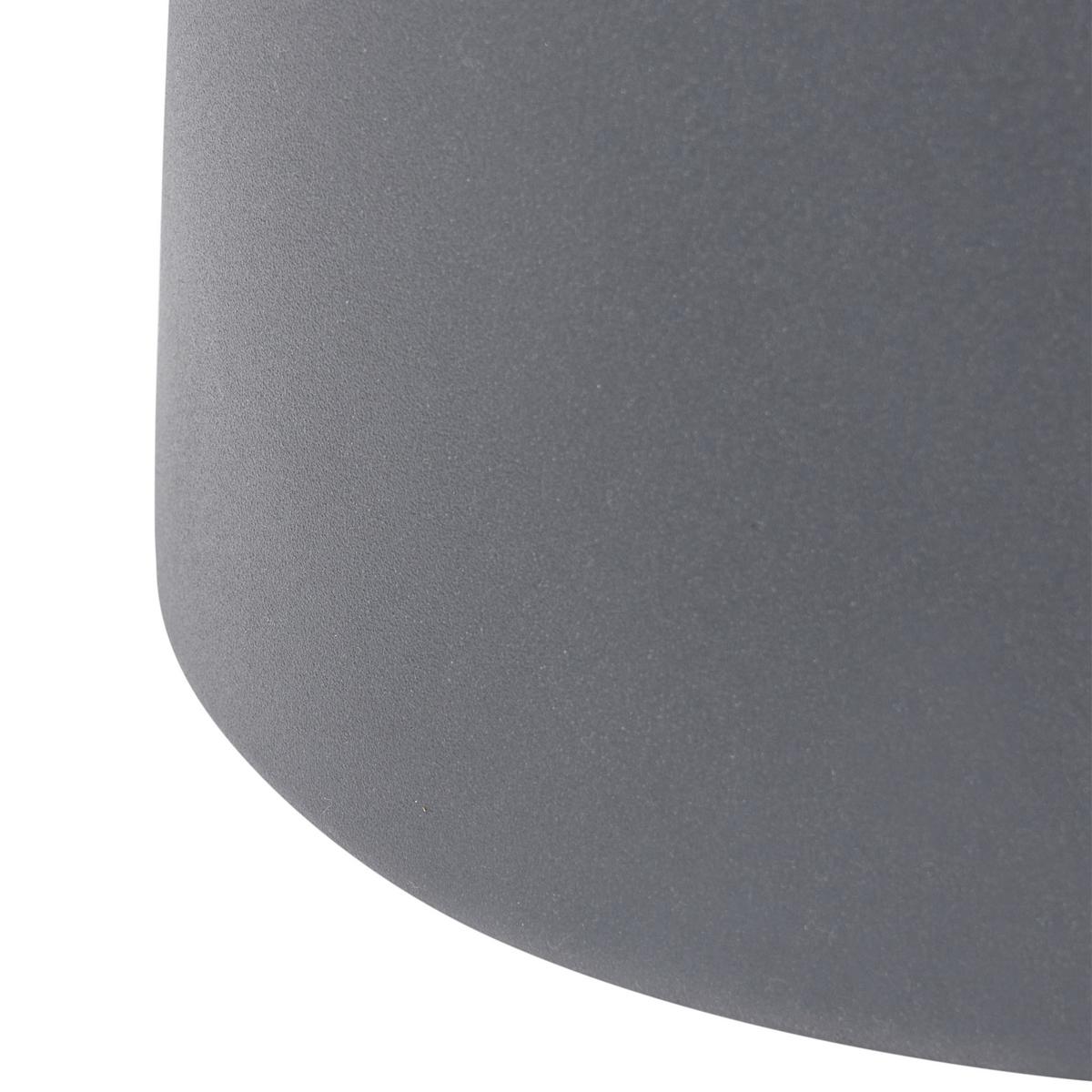BEISTELLTISCH Dunkelgrau Tofet - Dunkelgrau/Grau, Kunststoff (39/39/44cm) - Beliani