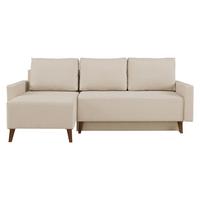ECKSCHLAFSOFA Oviedo - Naturfarben, Holz/Kunststoff (225/140cm) - MIRJAN24
