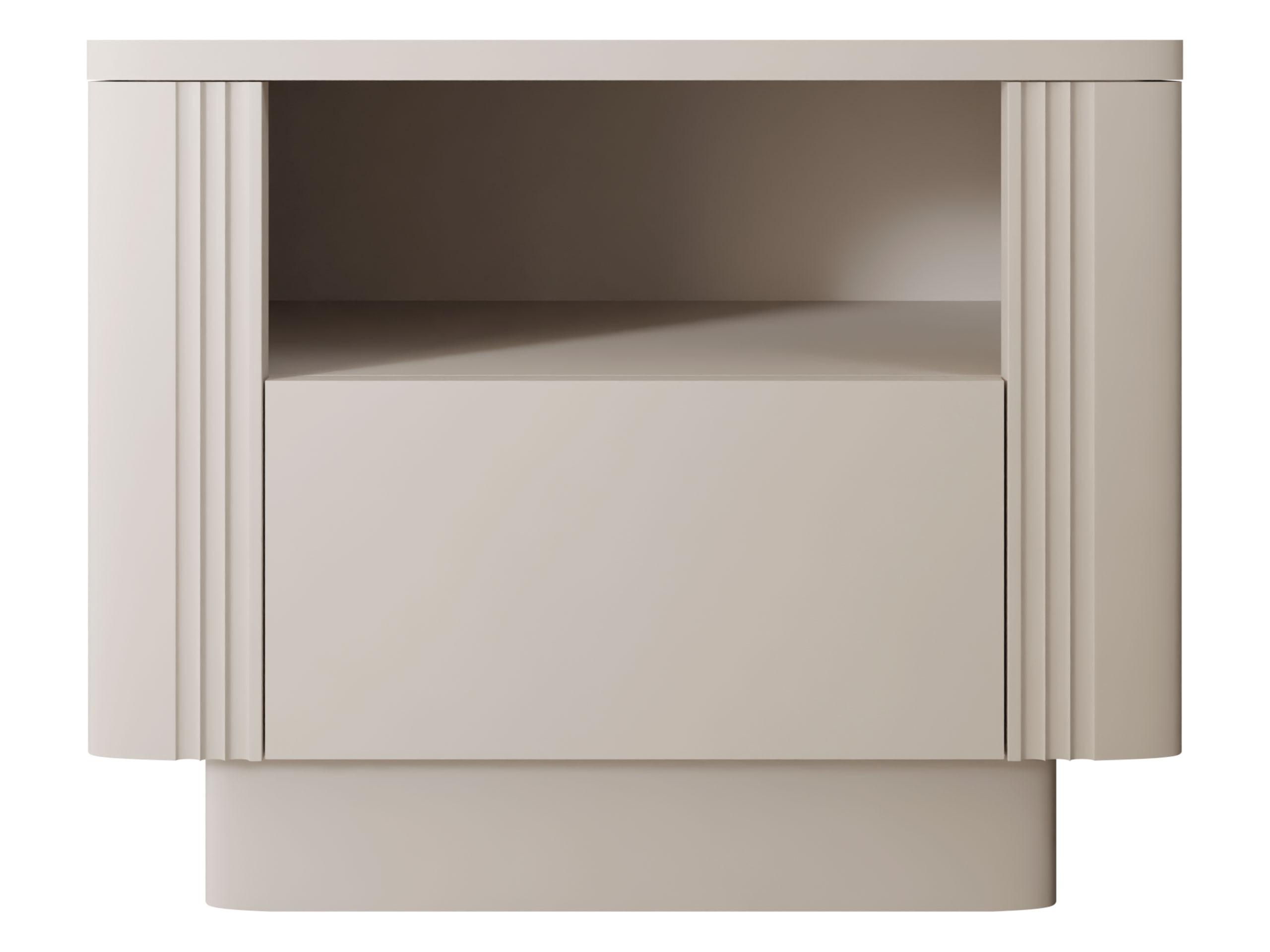NACHTTISCH Netari 1SZ - Sandfarben, Holzwerkstoff (50/41/40cm) - MIRJAN24