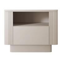 NACHTTISCH Netari 1SZ - Sandfarben, Holzwerkstoff (50/41/40cm) - MIRJAN24
