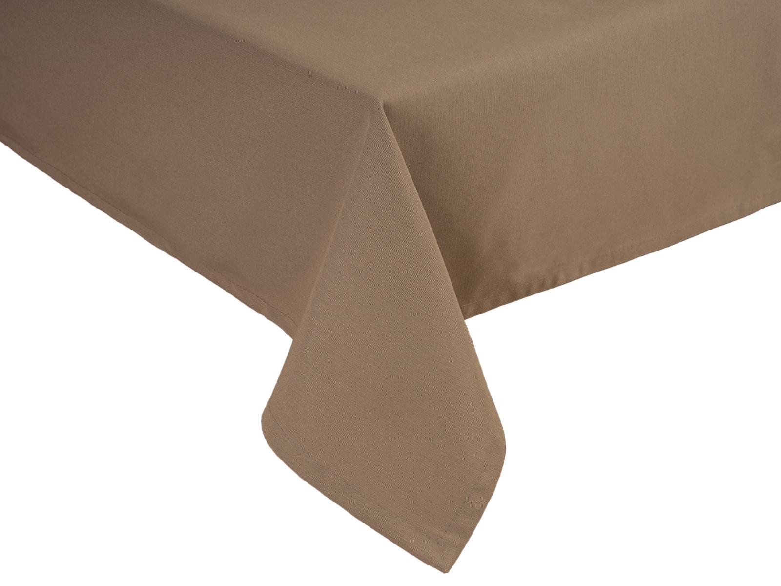 TISCHDECKE Wunschton deep-taupe 130/170 cm - Braun, Textil (130/170cm) - beties Heimtextil