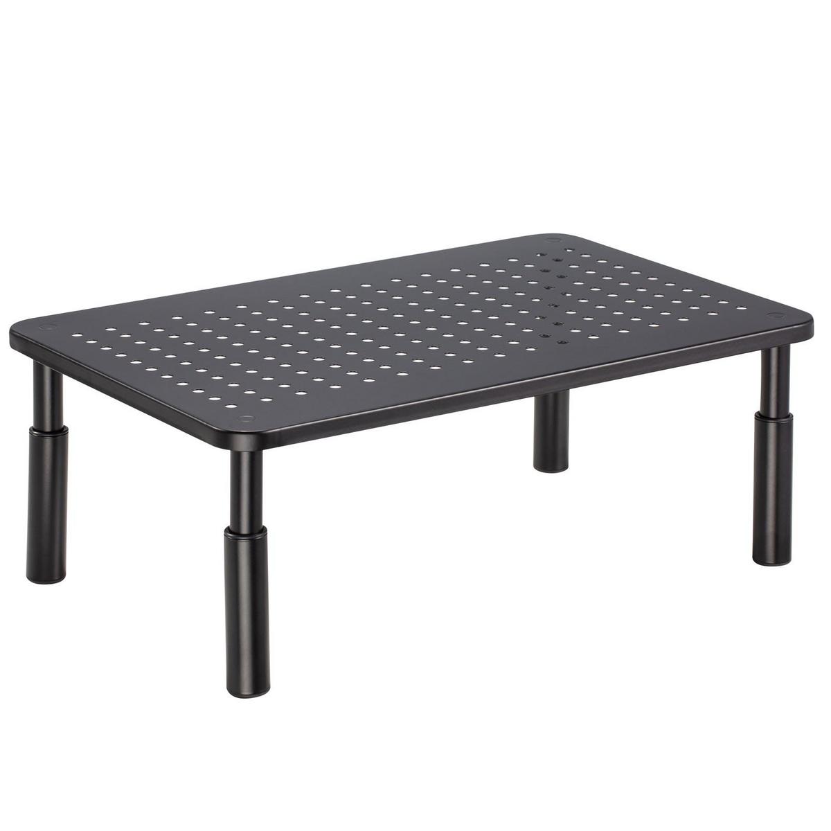 MONITORSTÄNDER HYDE - Schwarz, Metall (23/37/12cm) - CARO-Möbel