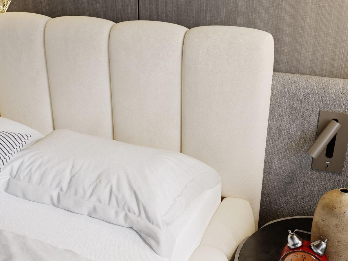 POLSTERBETT Cloud 120x200 Beige - Beige, Textil (120/200cm) - Graingold