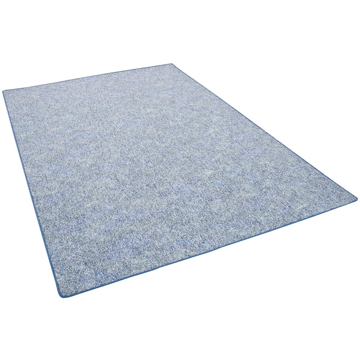 SCHLINGENTEPPICH MEMORY MELIERT - Blau, Textil (200/250cm) - Snapstyle