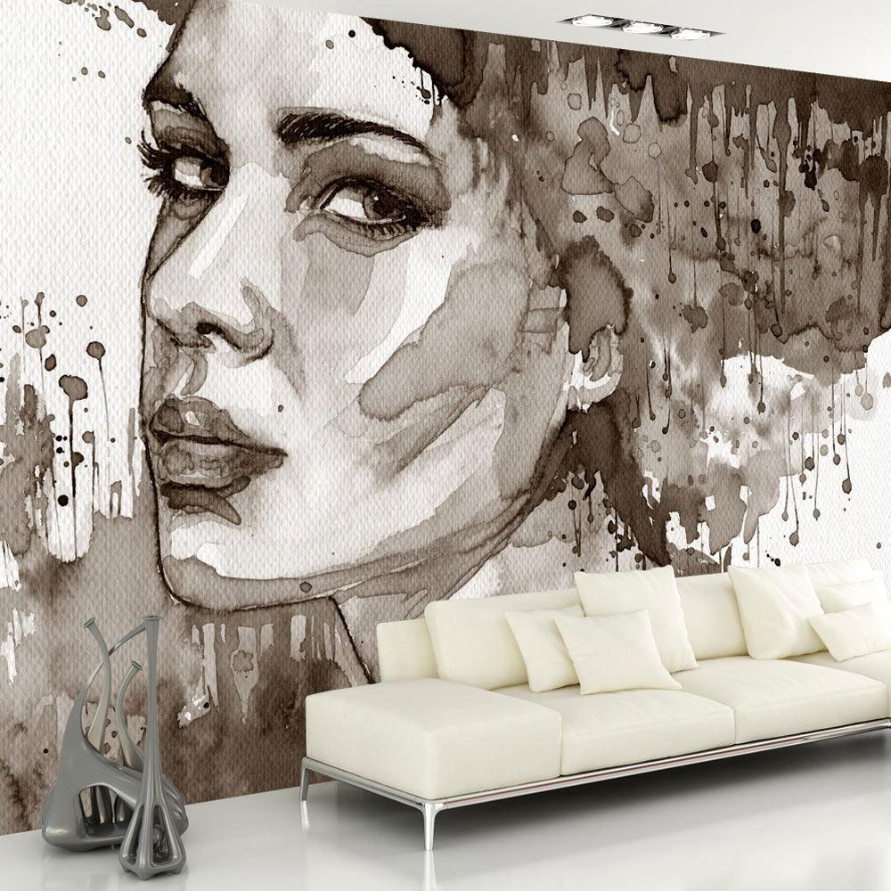 VLIESTAPETE Schwarz-Weiß 300/210 cm - Schwarz, Textil (300/1cm) - KUNSTLOFT