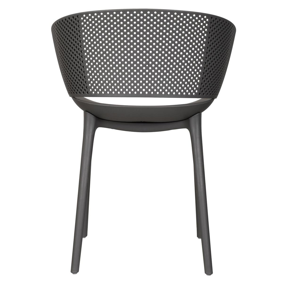 GARTENSTÜHLE OLINDO 4er-Set grau - Grau, Textil (43/81/47cm) - IDIMEX