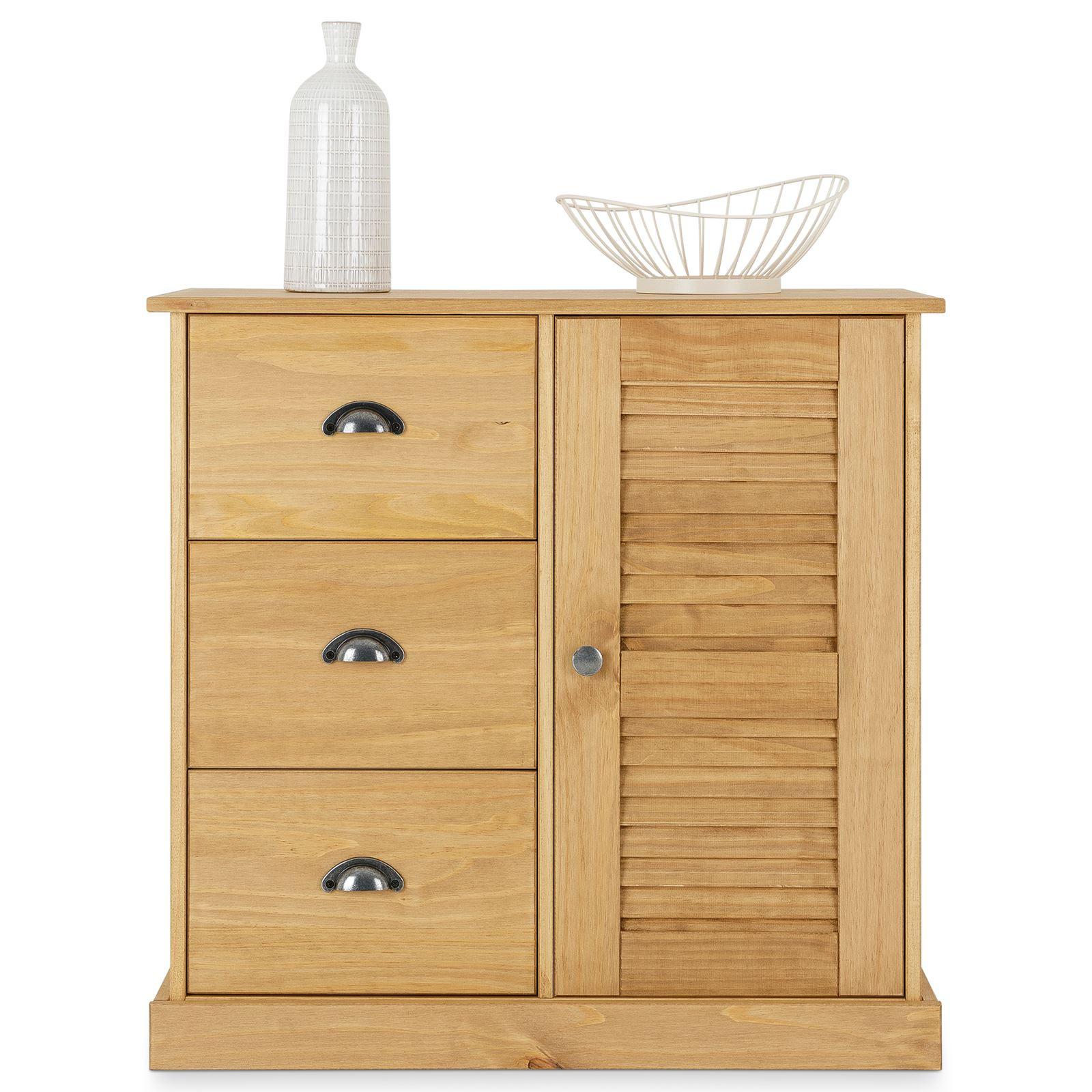 KOMMODE VENETA gebeizt/gewachst - Kieferfarben, Holz (78/75/40cm) - IDIMEX
