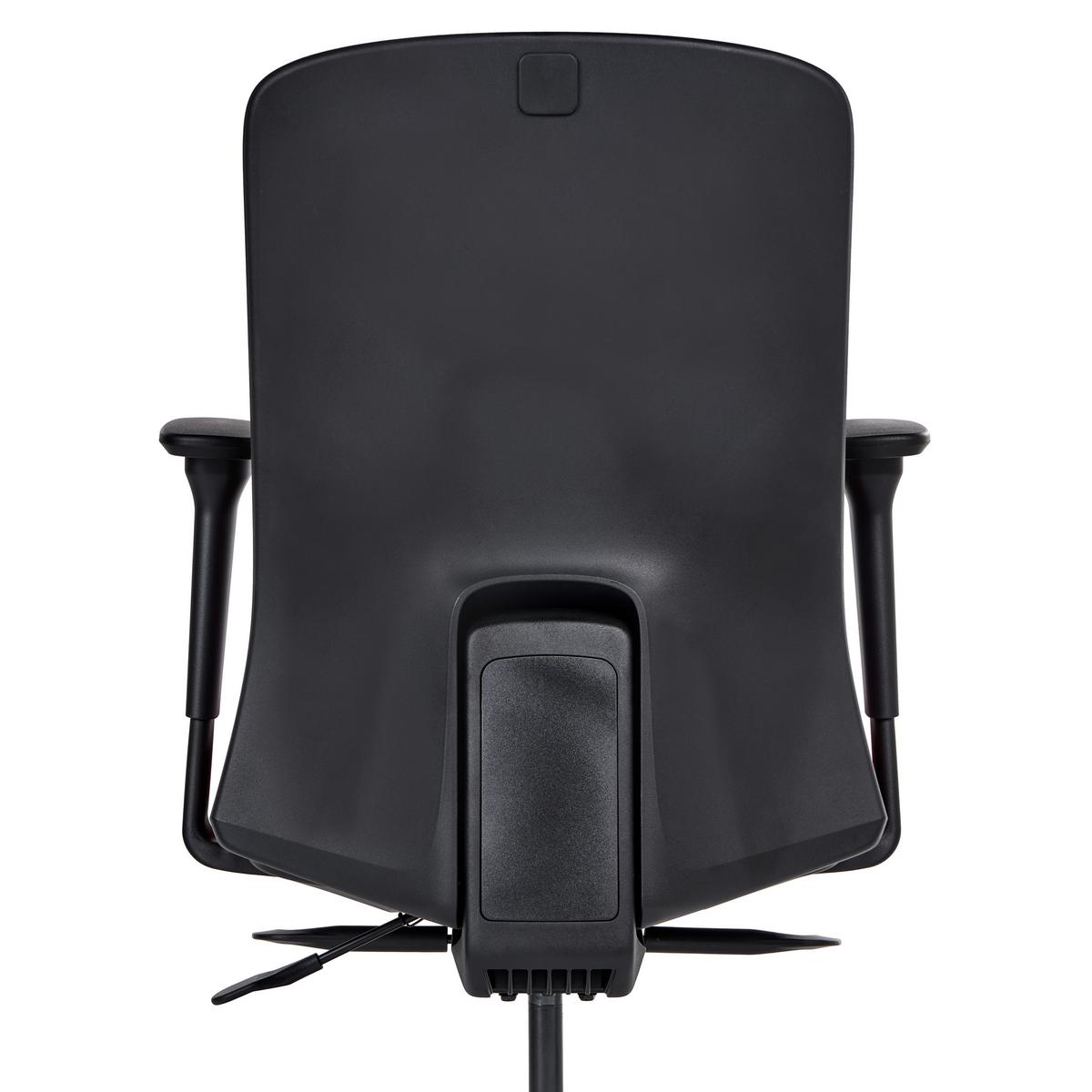 BÜROSTUHL Stoff Dunkelgrün Kamilon - Dunkelgrün/Schwarz, Textil (60/98/65cm) - Beliani