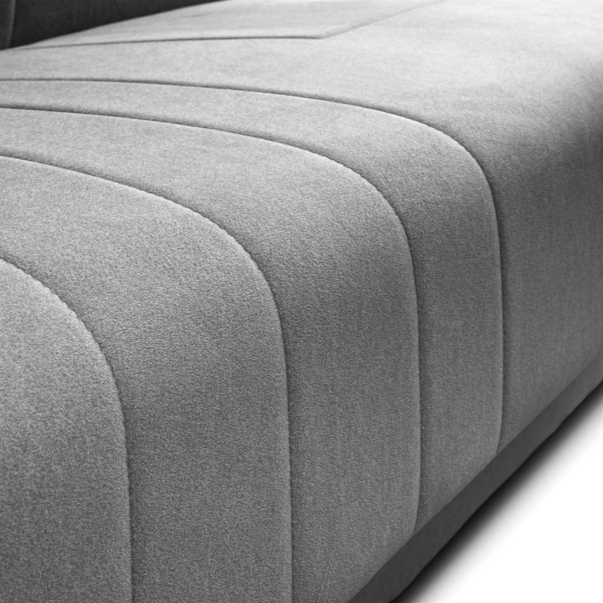 SCHLAFSOFA VERO II mit Schlaffunktion Castel 91 - Grau, Textil (191/88/90cm) - Lookway