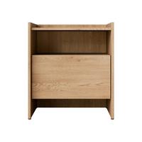 NACHTTISCH Japandi - Eichefarben, Holzwerkstoff (53/60/38cm) - MIRJAN24